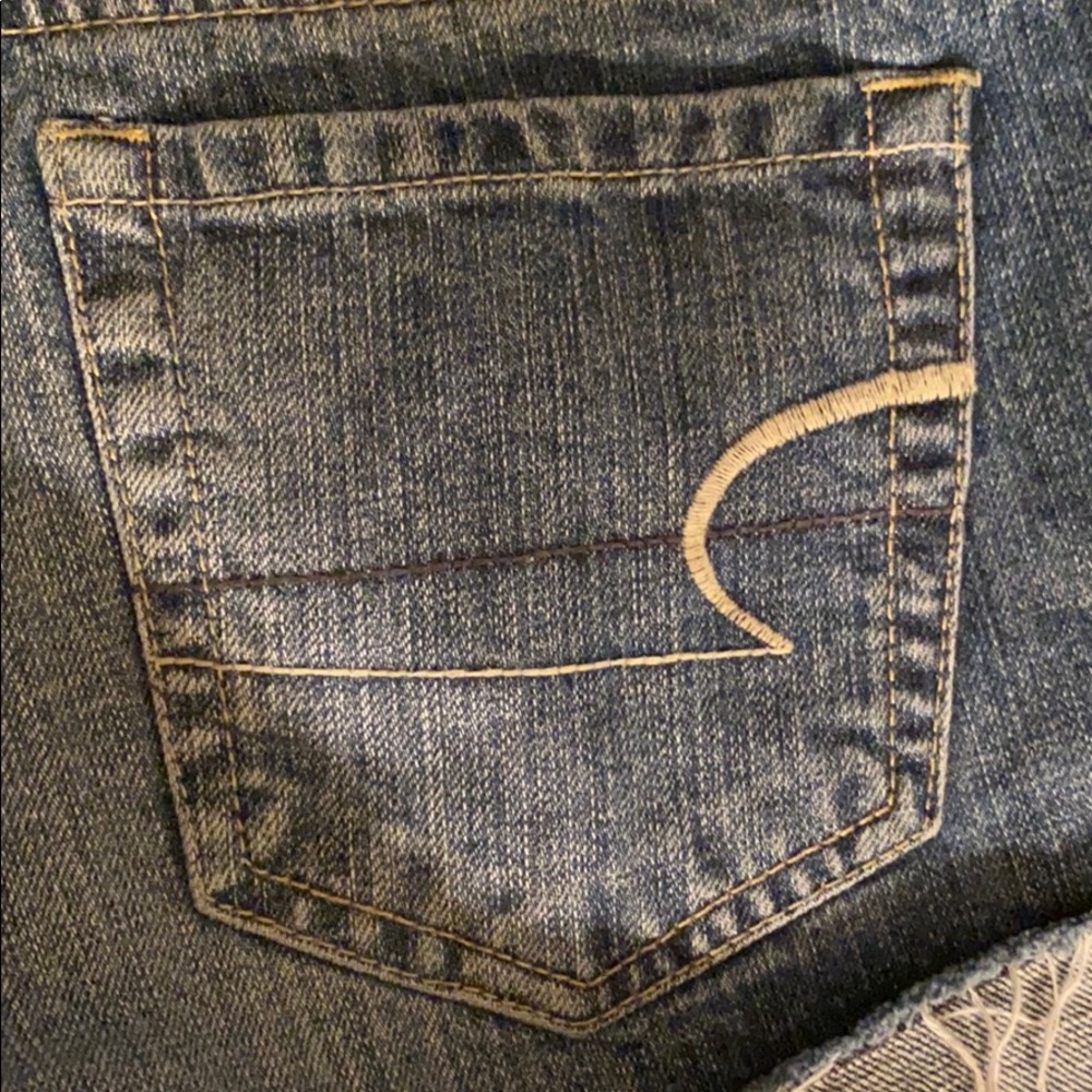 American Eagle Jean Shorts Daisy Dukes Size 2 - Picture 5 of 8